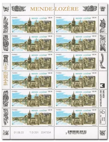 n° F84 - Timbre France Feuillets de France (n° 5632)