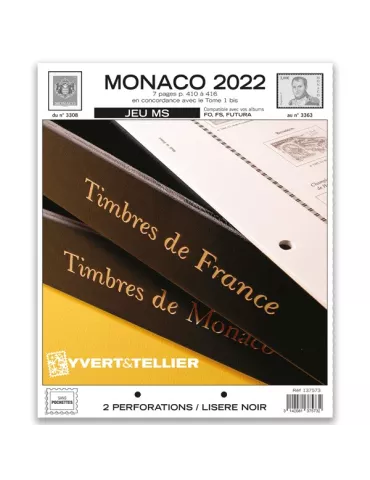 MONACO MS : 2022 (JEUX SANS POCHETTES)