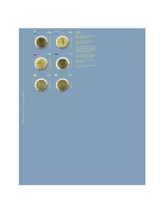 Recharges 2€ COMMÉMORATIFS (2022)