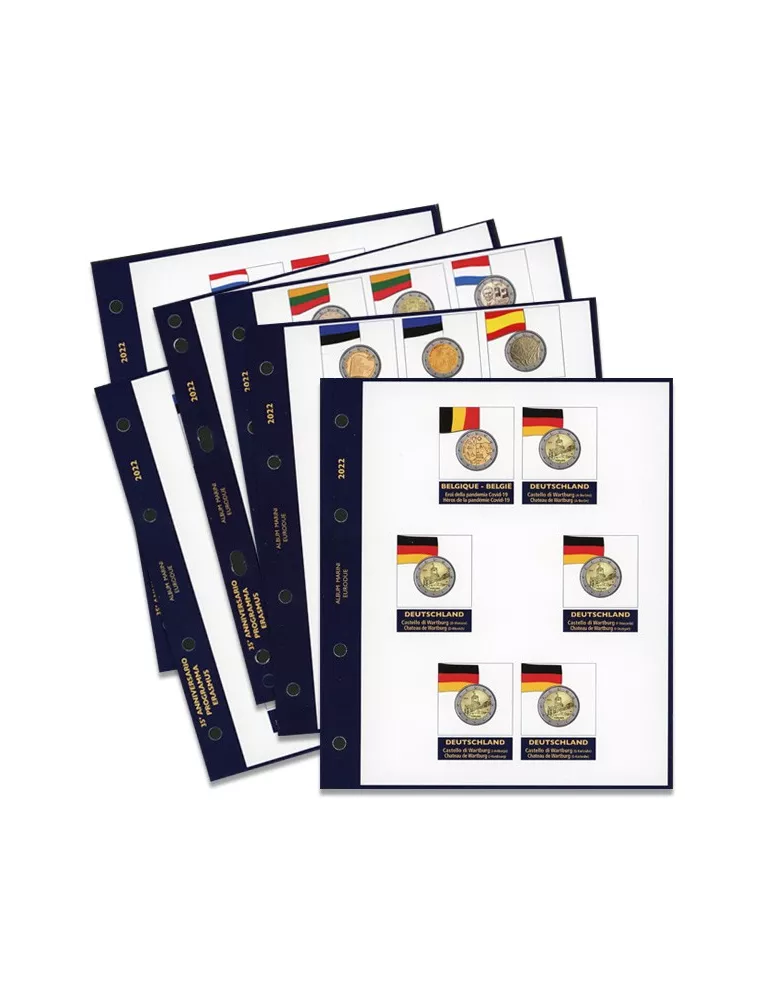 Recharges 2 EUROS commémoratifs 2022 - MARINI®