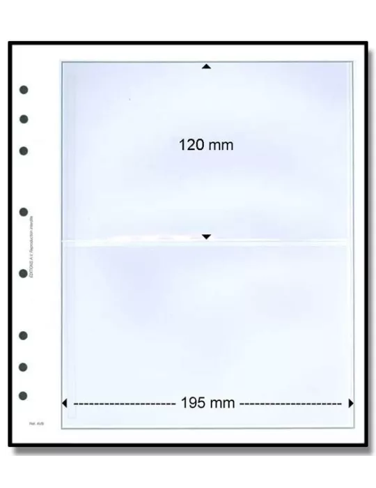 Feuille AV : 2 poches (x10) - AV EDITIONS®