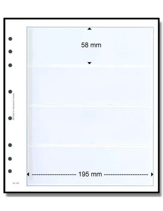 Feuille AV : 4 bandes (x10) - AV EDITIONS®