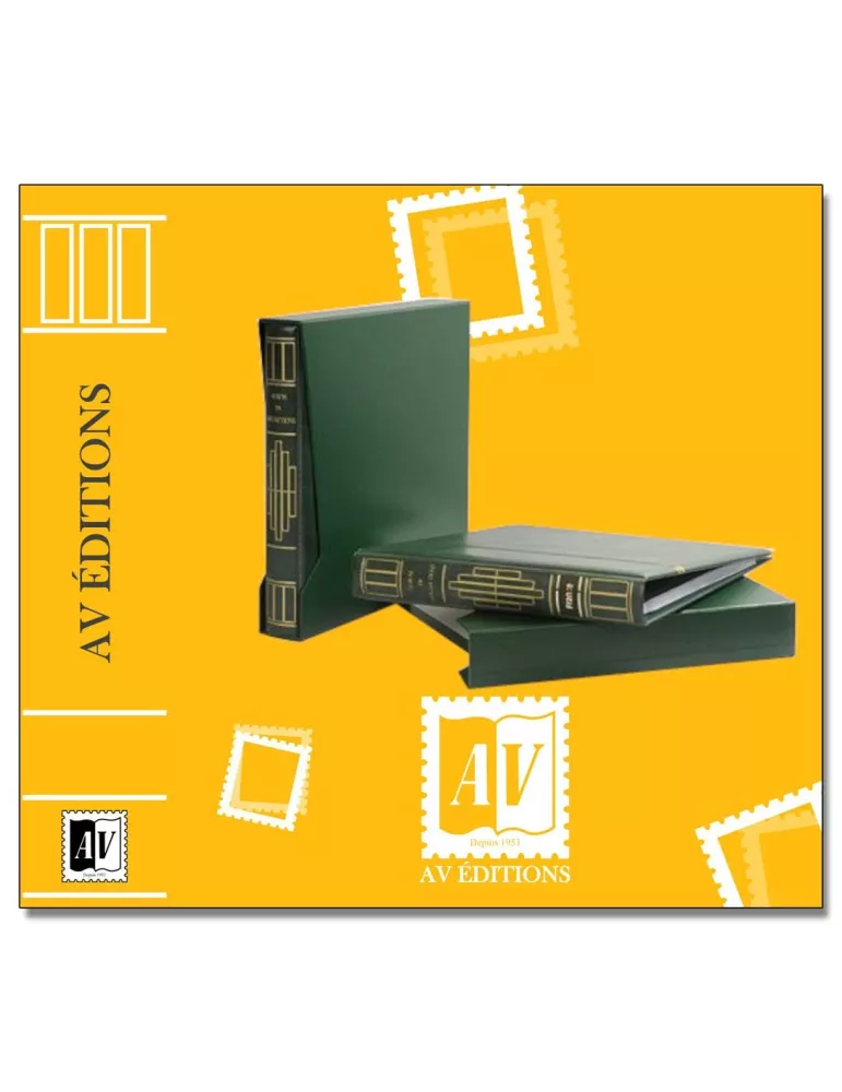 Reliure + Etui AV (Vert Cèdre et or) - AV EDITIONS®
