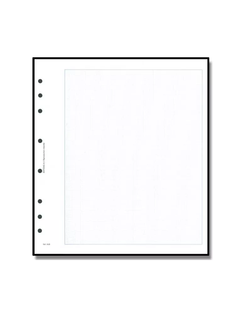 Feuille AV : quadrillée (x10) - AV EDITIONS®