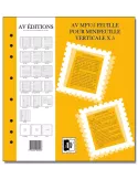 Feuille AV : pour minifeuille verticale (x5) - AV EDITIONS®