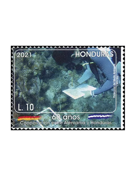 n° 331/334 - Timbre HONDURAS Poste