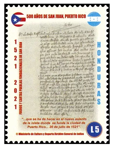 n° 335a/338a - Timbre HONDURAS Poste