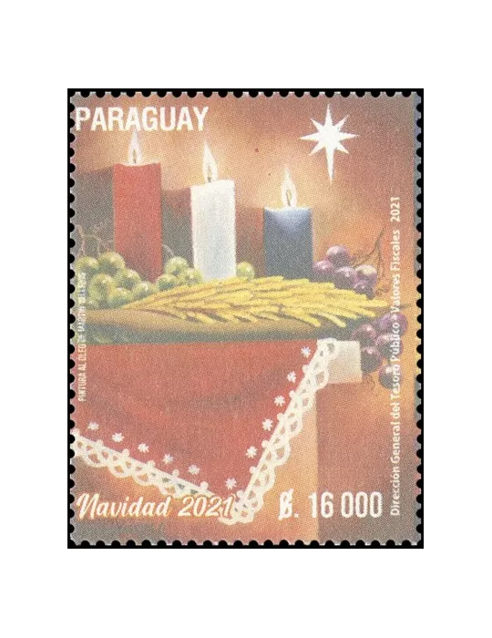 n° 3325 - Timbre PARAGUAY Poste