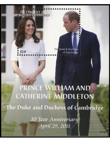 n° 837 - Timbre SAINT-VINCENT Blocs et feuillets