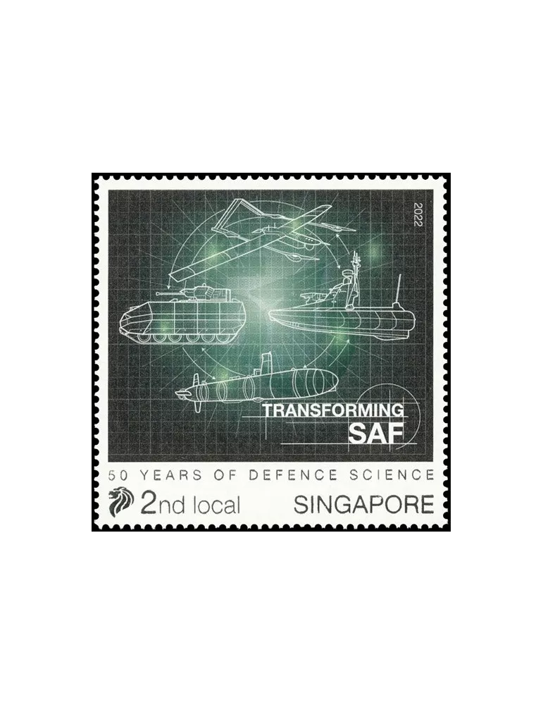 n° 2514/2519 - Timbre SINGAPOUR Poste