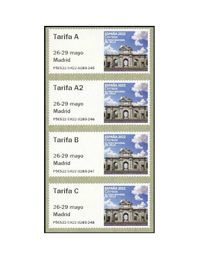 n° 184 - Timbre ESPAGNE Timbres de distributeurs