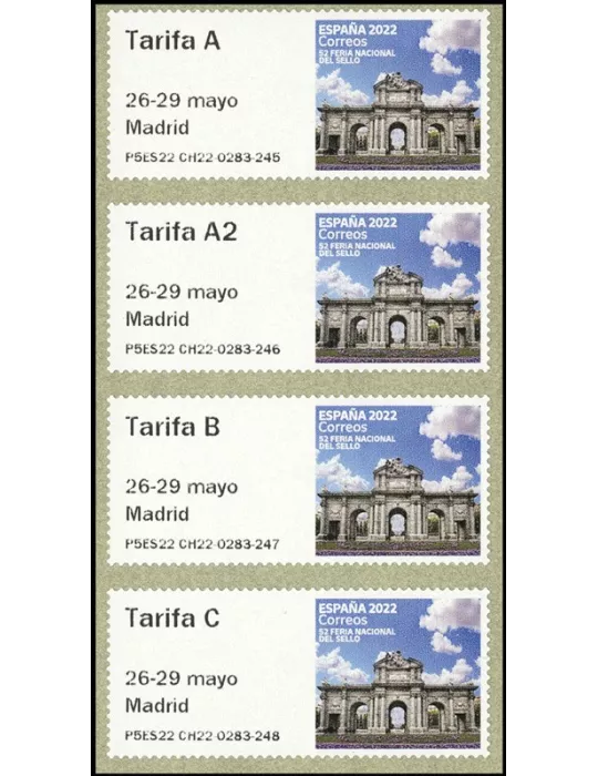n° 184 - Timbre ESPAGNE Timbres de distributeurs