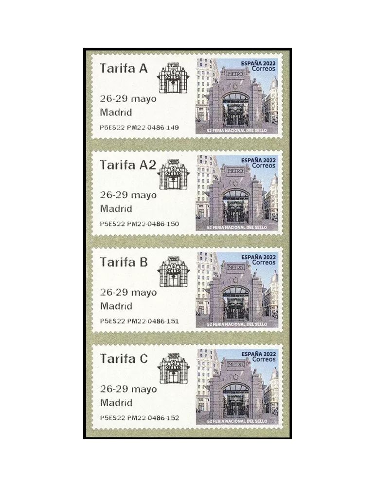 n° 185a - Timbre ESPAGNE Timbres de distributeurs