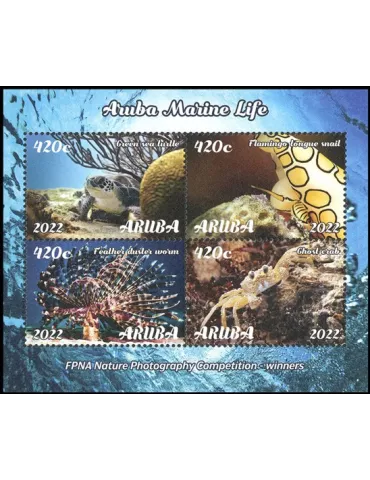 n° 17 - Timbre ARUBA Blocs et feuillets