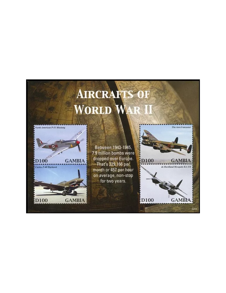 n° 6288/6291 - Timbre GAMBIE Poste