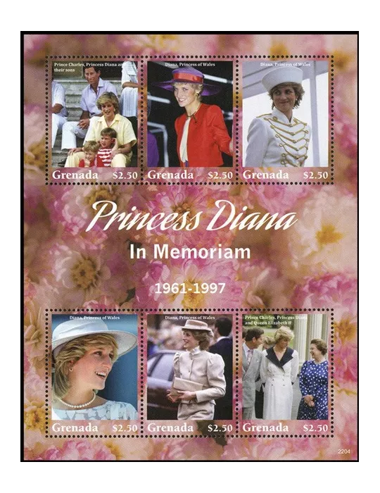 n° 6589/6594 - Timbre GRENADE Poste