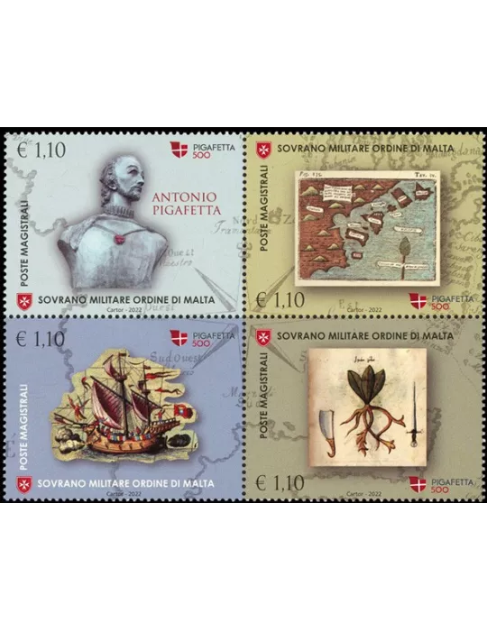 n° 1629/1632 - Timbre ORDRE de MALTE Poste