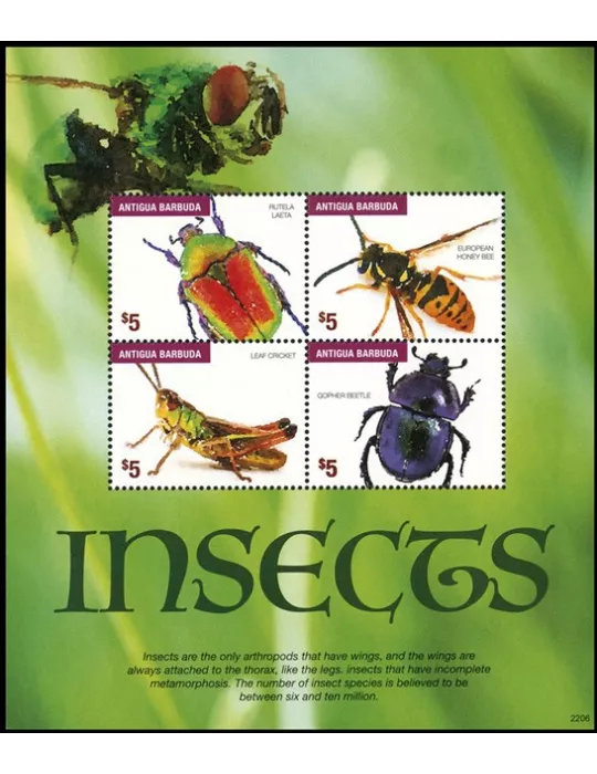 n° 5203/5206 - Timbre ANTIGUA Poste