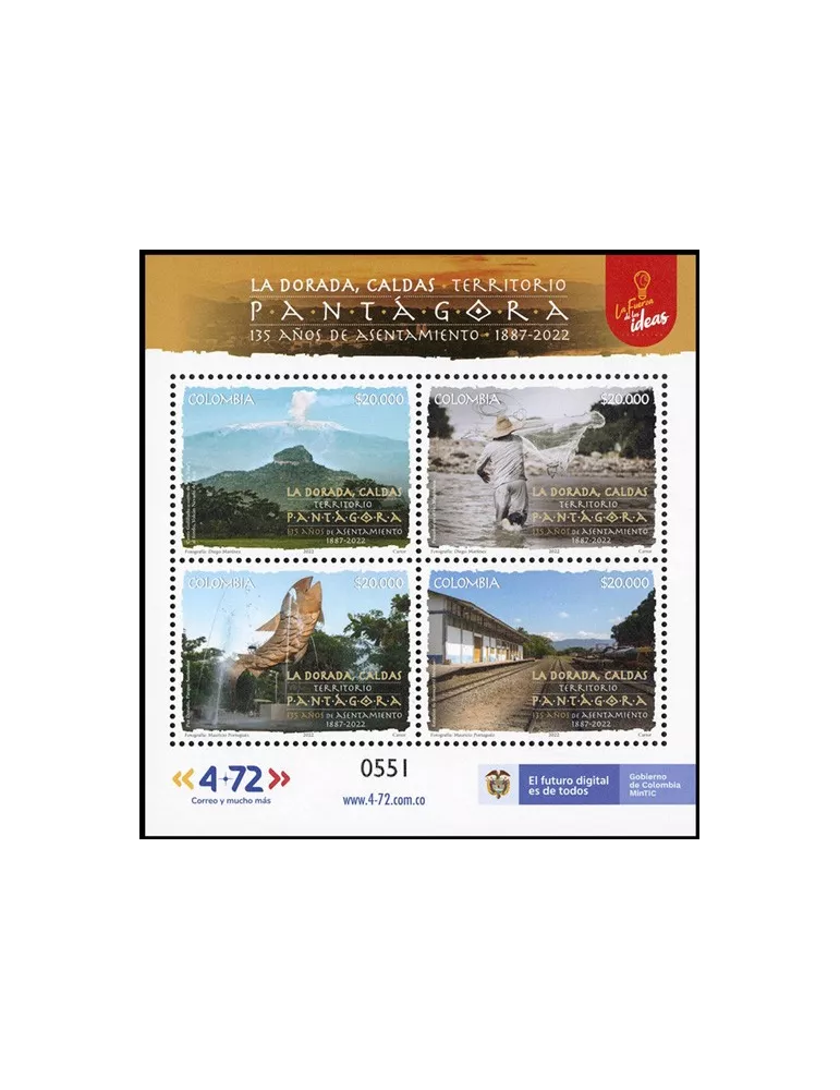 n° 2463/2466 - Timbre COLOMBIE Poste