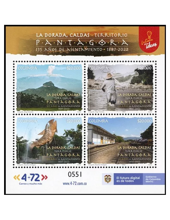 n° 2463/2466 - Timbre COLOMBIE Poste