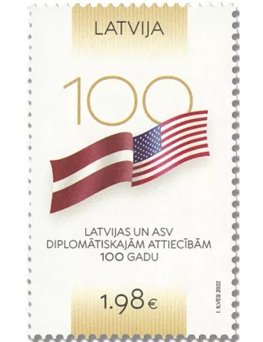 n° 1147 - Timbre LETTONIE Poste