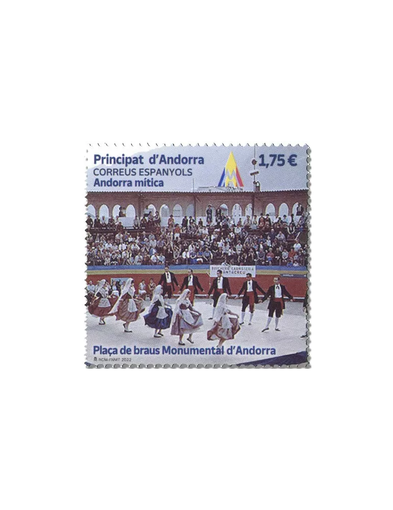 n° 518 - Timbre ANDORRE ESPAGNOL Poste