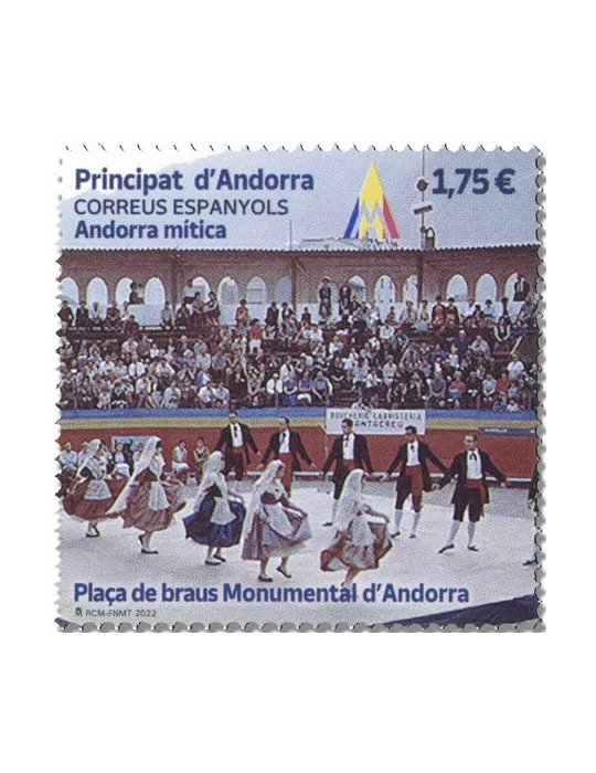 n° 518 - Timbre ANDORRE ESPAGNOL Poste