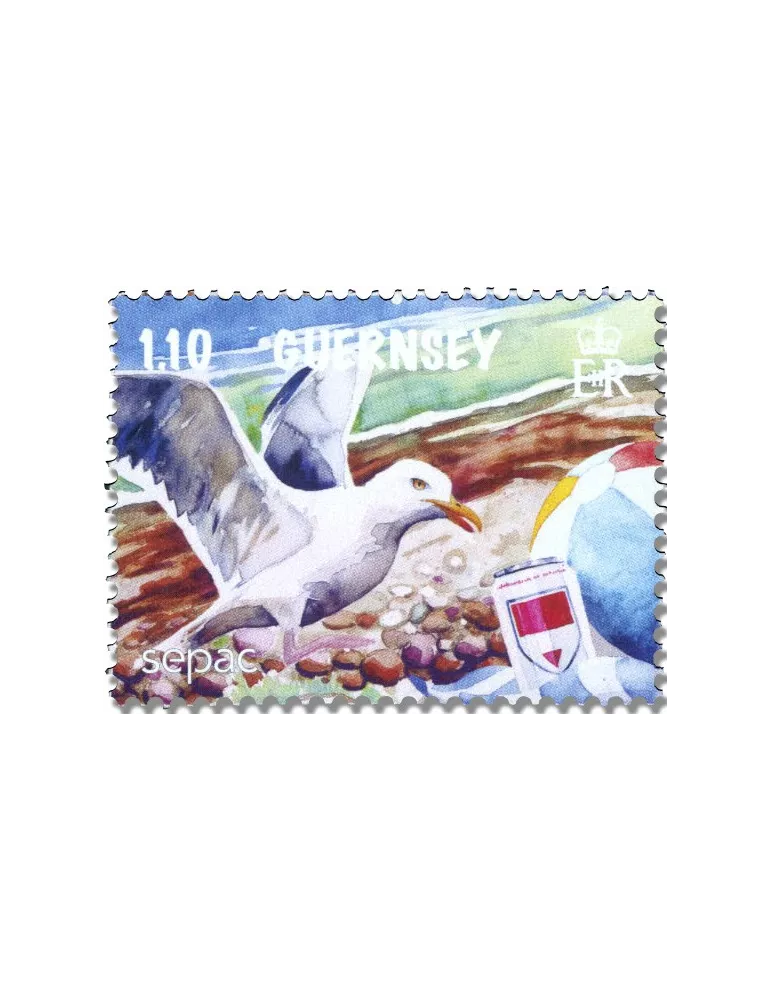 n° 1925/1927 + n°1924 - Timbre GUERNESEY Poste