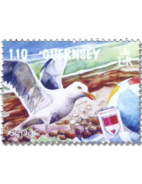 n° 1925/1927 + n°1924 - Timbre GUERNESEY Poste