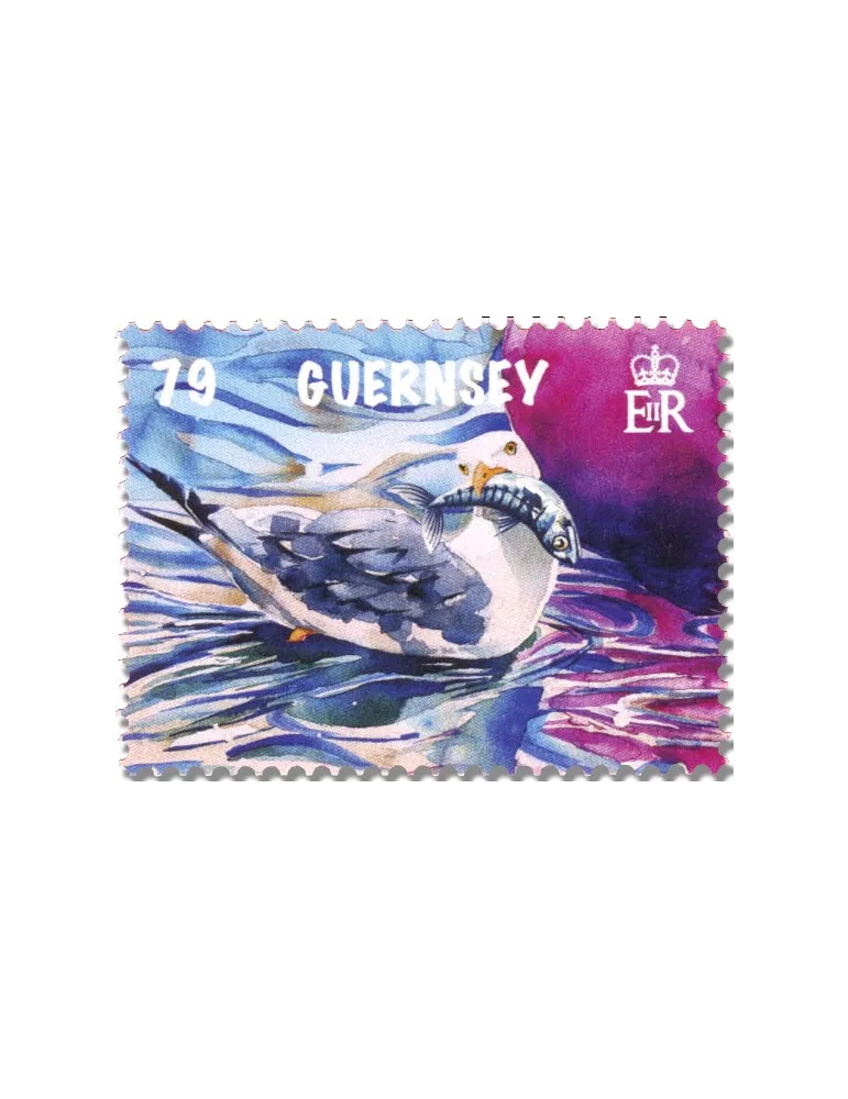 n° 1925/1927 + n°1924 - Timbre GUERNESEY Poste