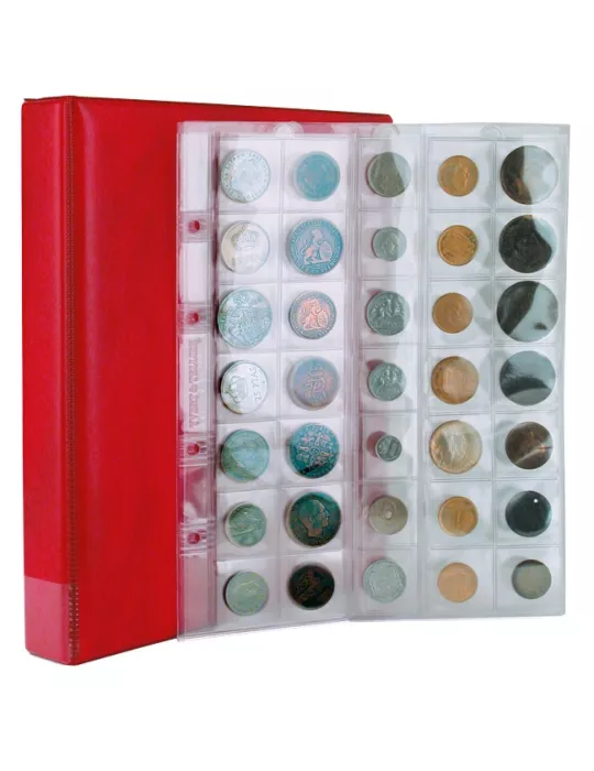 Album CARAVELLE MONNAIES : la reliure + 10 recharges