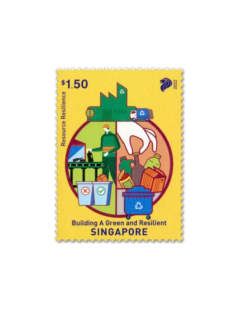 n° 2544/2548 - Timbre SINGAPOUR Poste