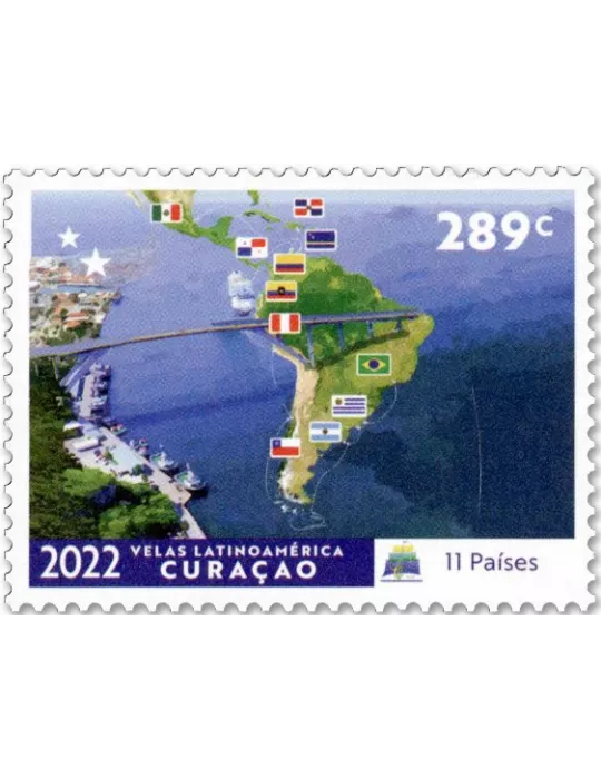 n° 737/740 - Timbre CURACAO Poste