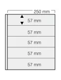 FEUILLES GARANT 735 : 5 BANDES (FOND NOIR - PAR 5) - SAFE®