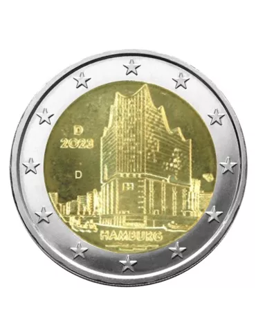 2 EURO COMMEMORATIVE 2023 : ALLEMAGNE (Présidence de Hambourg au Bundesrat)