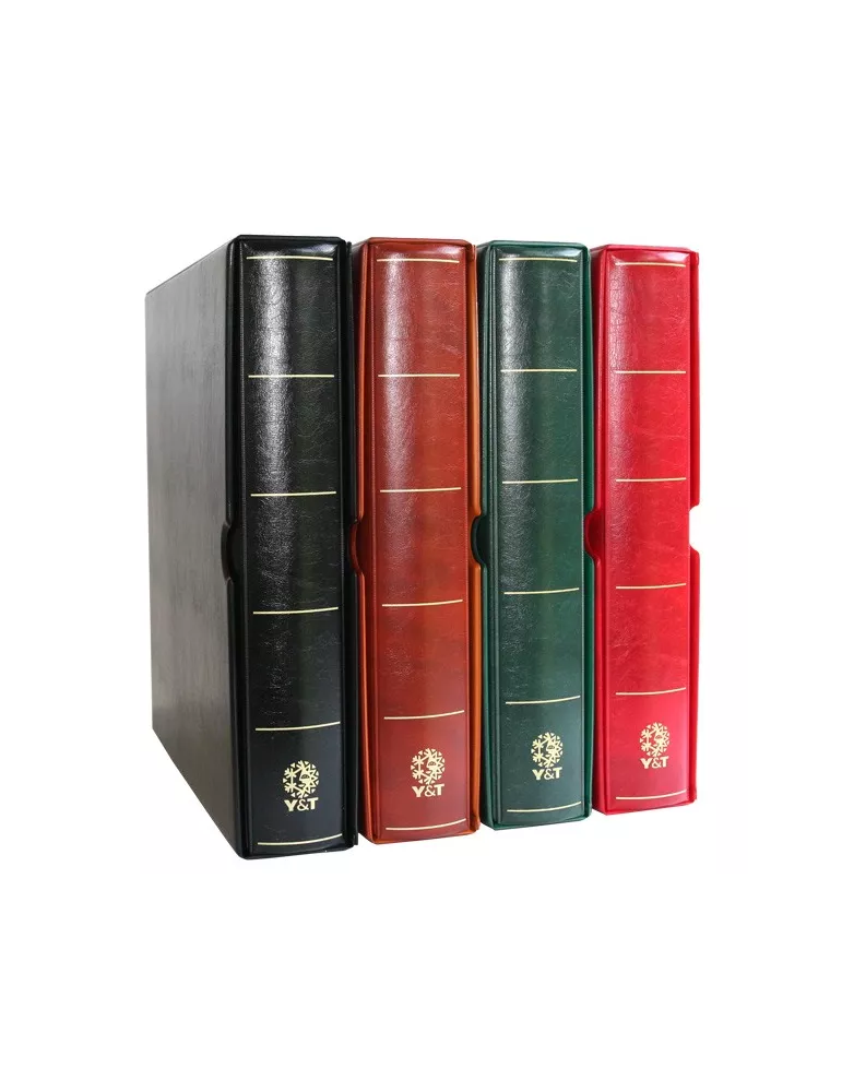 Album SUPRA MAX : étui + reliure - Album à anneaux pour timbres