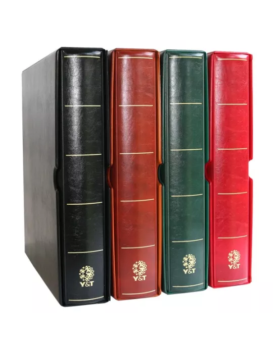 Album SUPRA MAX : étui + reliure - Album à anneaux pour timbres