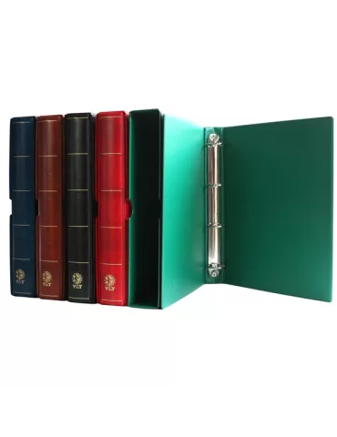 Album INITIA : étui + reliure (Classeur à anneaux pour timbres)