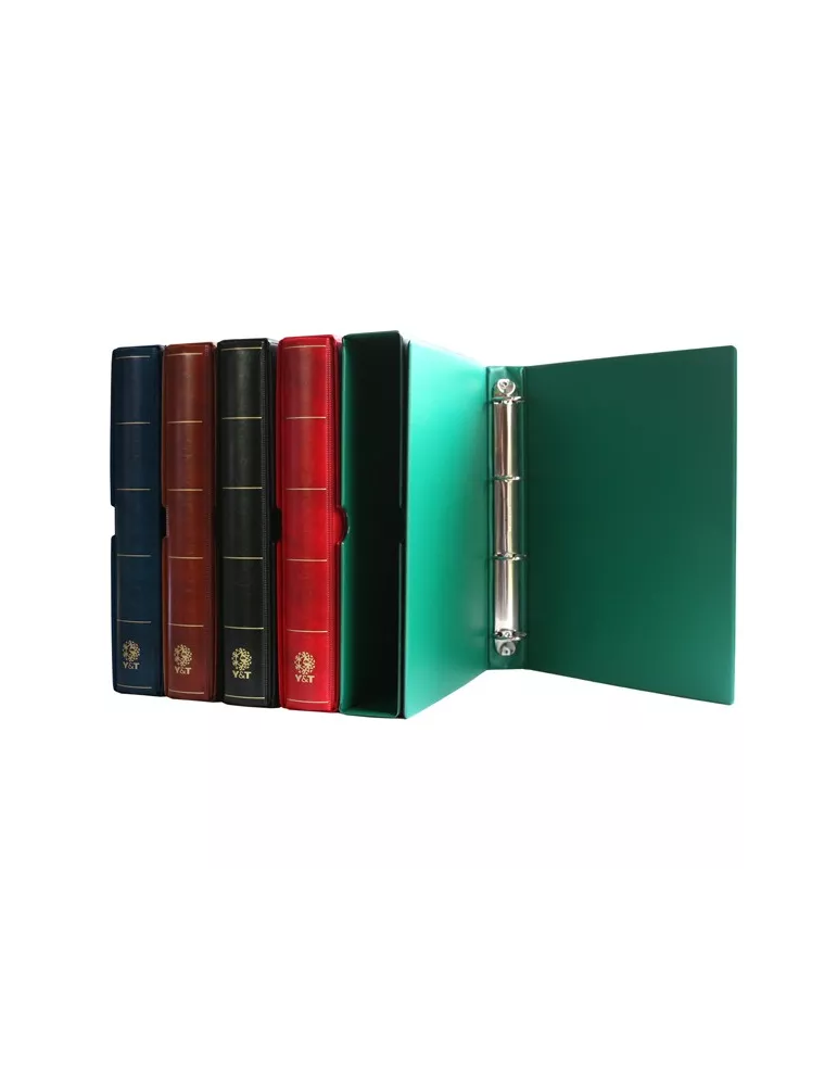 Album INITIA : étui + reliure (Classeur à anneaux pour timbres)