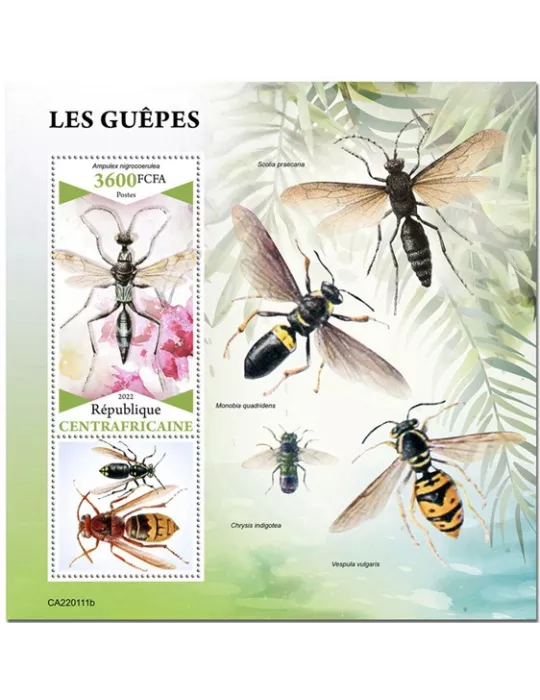 n° 1969 - Timbre CENTRAFRIQUE Blocs et feuillets