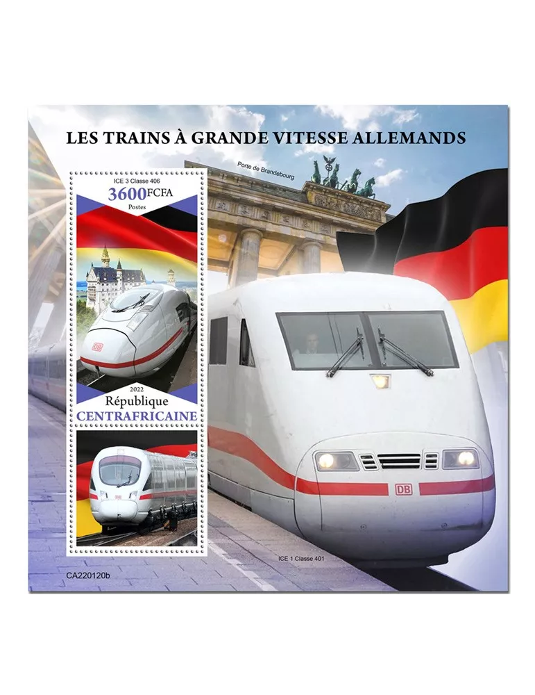 n° 1978 - Timbre CENTRAFRIQUE Blocs et feuillets