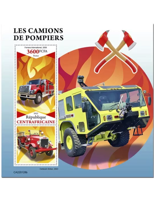 n° 1986 - Timbre CENTRAFRIQUE Blocs et feuillets