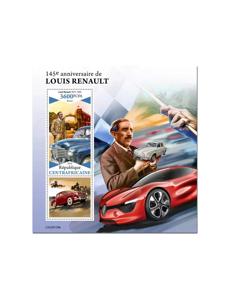 n° 1987 - Timbre CENTRAFRIQUE Blocs et feuillets