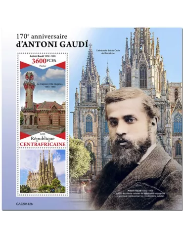 n° 2000 - Timbre CENTRAFRIQUE Blocs et feuillets