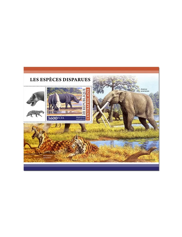 n° 2004 - Timbre CENTRAFRIQUE Blocs et feuillets