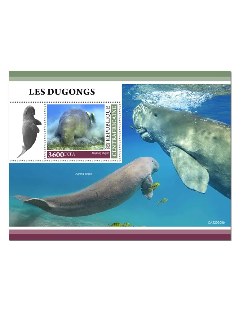 n° 2008 - Timbre CENTRAFRIQUE Blocs et feuillets