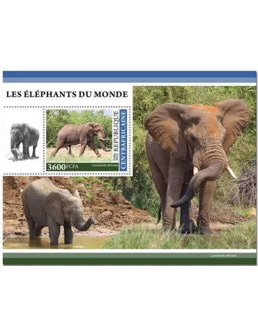 n° 2010 - Timbre CENTRAFRIQUE Blocs et feuillets