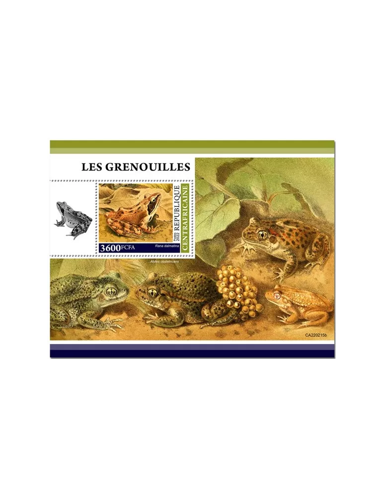 n° 2015 - Timbre CENTRAFRIQUE Blocs et feuillets