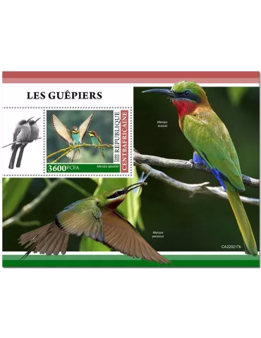 n° 2017 - Timbre CENTRAFRIQUE Blocs et feuillets