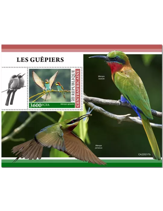 n° 2017 - Timbre CENTRAFRIQUE Blocs et feuillets